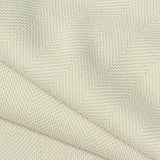 Cream Herringbone Jacquard, Poly-Viscose — photo 2
