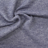 Heathered Blue Marl French Terry, Poly-Cotton — photo 2