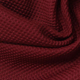 Polyester Stretch Knit Fabric, 280 gsm, 165 cm — Red — photo 2