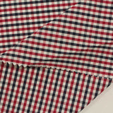Red Gingham Woven, Cotton — photo 2