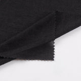 Polyester Viscose Jersey Knit Fabric, 165 gsm — Black — photo 2