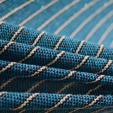 Teal Marl Chunky Knit, Acrylic-Metallic