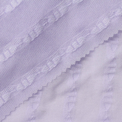 Light Purple Tone-on-Tone Warp Knit, Nylon