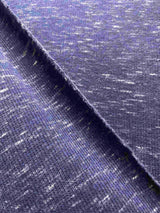 Purple Heathered-Marl Rib Knit, Cotton-Poly — photo 2
