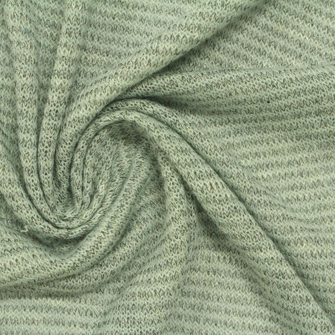 Pale Sage Textured Chunky Knit, Poly-Viscose