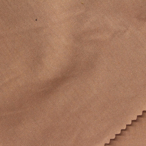Polyester Cotton Jersey Knit Fabric, 148 gsm, 155 cm — Brown