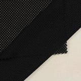 100% Polyester Mesh Fabric, 110 gsm, 155 cm — Black — photo 2