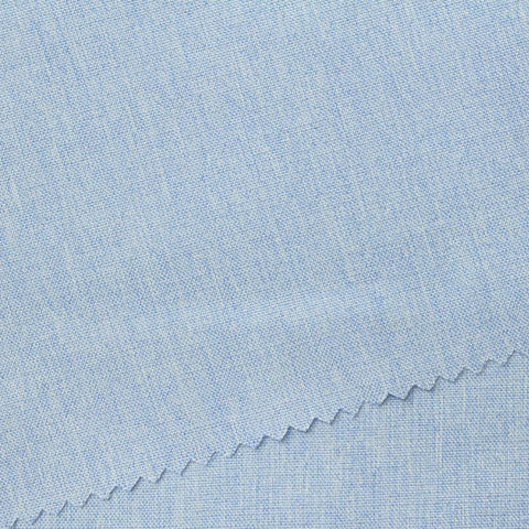 Light Blue Marl Linen-Look, Poly-Viscose