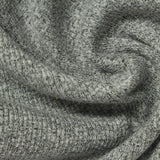Grey Heathered-Marl Rib Knit, Poly-Cotton — photo 2