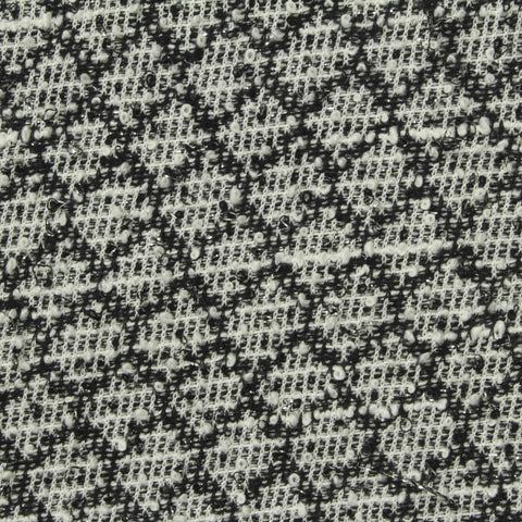 Black Textured-Check Jacquard, Polyester