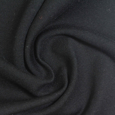 Black Ponte Knit, Viscose-Nylon