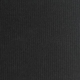 Viscose Polyester Blend Stretch Rib Knit Fabric, 300 gsm, 185 cm — Black — photo 2