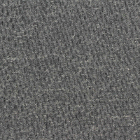 Grey Marl French Terry, Poly-Cotton, 180 gsm