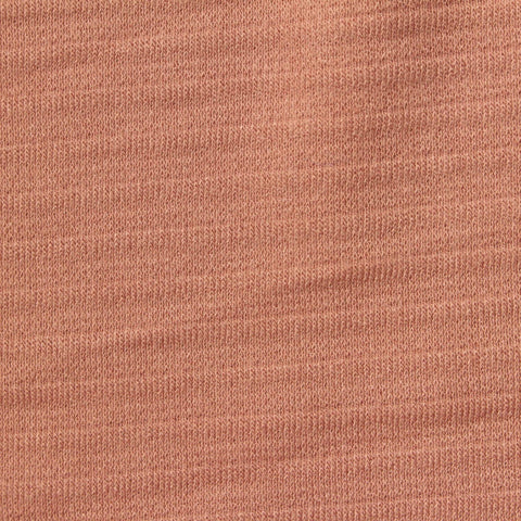 Muted Terracotta Marl Knit, Poly-Viscose