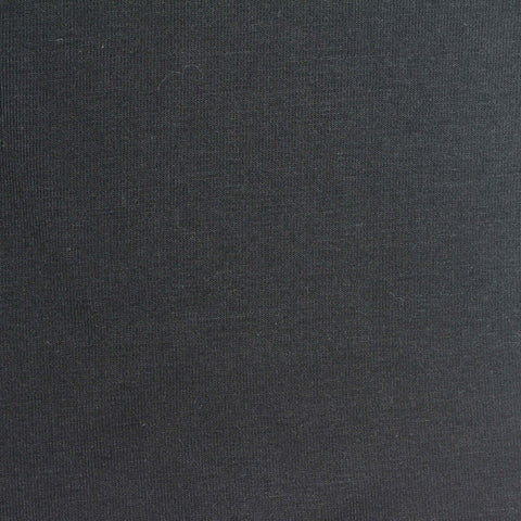 Viscose Stretch Jersey Knit Fabric, 200 gsm — Black, ref EF-261905