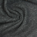 Dark Grey Marl Interlock Knit, Cotton-Poly — photo 2