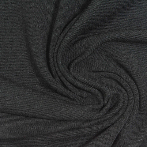 Tencel Lyocell Viscose Stretch Interlock Knit Fabric, 260 gsm, 170 cm — Grey