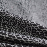 Animal Print Polyester Viscose Knit Fabric, 250 gsm, 155 cm — Black — photo 2