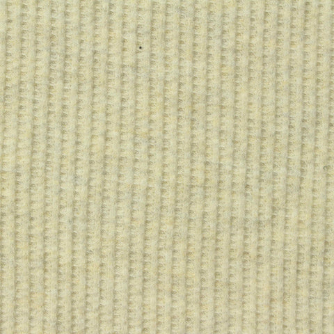 Polyester Cotton Stretch Waffle Knit Fabric, 290 gsm, 175 cm — Khaki