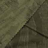 Olive Tone-on-Tone Interlock Knit, Poly-Viscose — photo 2