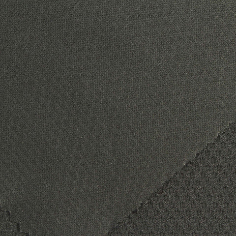 Dark Grey Geometric-Diamond Mesh, Polyester