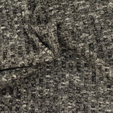 Black Marl Rib Knit, Poly-Viscose — photo 2