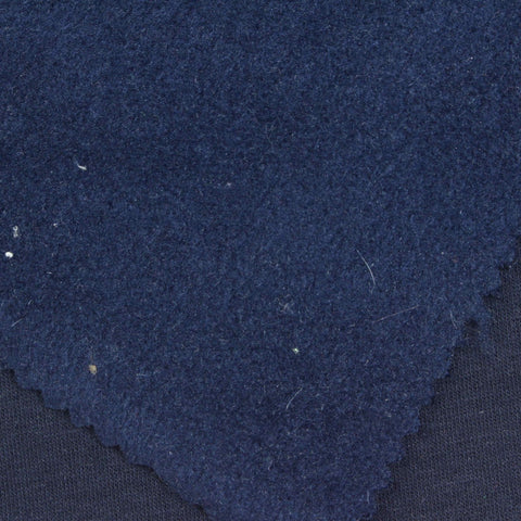Polyester Cotton Stretch Knit Fabric, 327 gsm, 165 cm — Navy