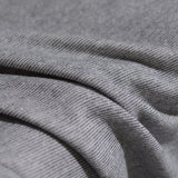 Light Grey Heathered-Marl French Terry, Cotton-Poly — photo 2