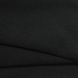 Polyester Cotton Knit Fabric, 350 gsm, 185 cm — Black — photo 2