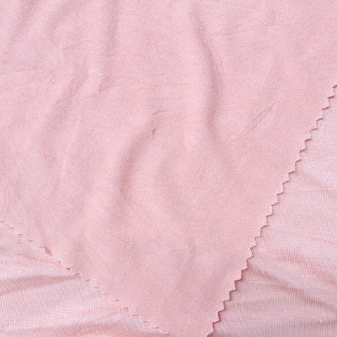 Light Pink Marl Jersey Knit, Viscose