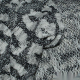 White Abstract Chunky Knit, Cotton-Poly — photo 2