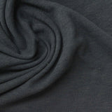 Polyester Cotton Rib Knit Fabric, 155 gsm, 190 cm — Grey — photo 2