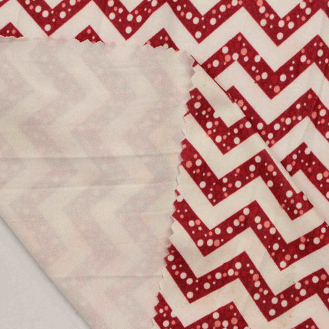 Red Dots Milk Silk Knit, Polyester