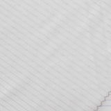 Striped Jersey Knit Fabric, 178 gsm, 165 cm — White — photo 2