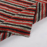 Red Horizontal-Stripe Chunky Knit, Cotton-Poly — photo 2