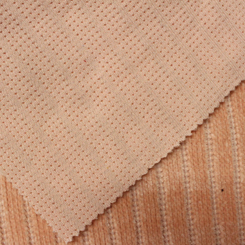 100% Polyester Knit Fabric, 335 gsm, 170 cm — Orange
