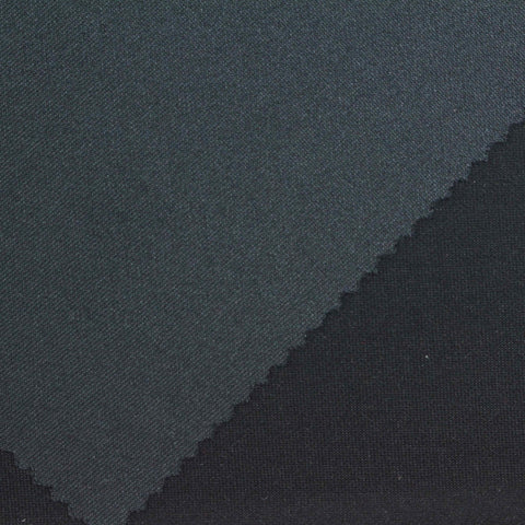 Polyester Tencel Lyocell Stretch Scuba Knit Fabric, 230 gsm, 170 cm — Black