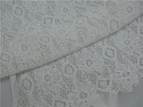 White Floral Lace, Cotton-Nylon — photo 2