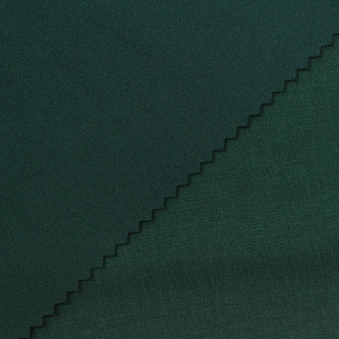 Polyester Tencel Lyocell Stretch Scuba Knit Fabric, 255 gsm, 160 cm — Green