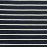 Navy Diagonal-Stripe Knit, Polyester — photo 2