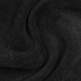 Polyester Stretch Fleece Fabric, 440 gsm, 160 cm — Black — photo 2