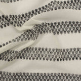Dark Grey Stripes Chunky Knit, Poly-Metallic — photo 2