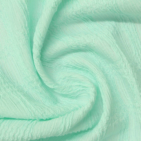 Polyester Stretch Crepe Fabric, 142 gsm, 172 cm — Green