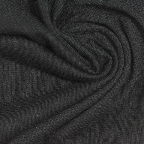 Slub 100% Polyester Jersey Knit Fabric, 200 gsm, 160 cm — Grey