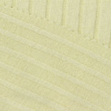Polyester Viscose Stretch Rib Knit Fabric, 209 gsm, 162 cm — Yellow — photo 2