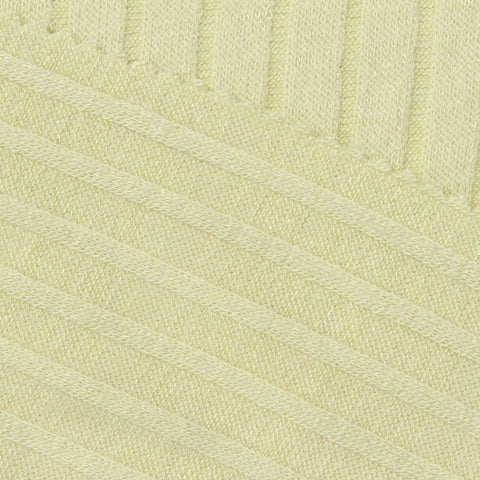 Polyester Viscose Stretch Rib Knit Fabric, 209 gsm, 162 cm — Yellow