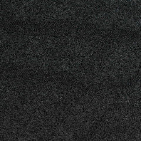 Black Textured-Chevron Rib Knit, Viscose