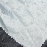 Black Tone-on-Tone Diamond Pointelle Knit, Polyester — photo 2
