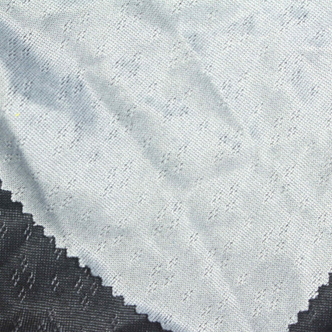 Black Tone-on-Tone Diamond Pointelle Knit, Polyester