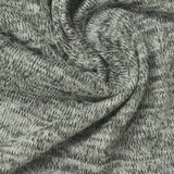 Heathered Grey Marl Chunky Knit, Poly-Viscose — photo 2
